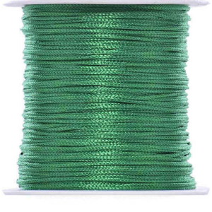 P Parla Paraşüt İpi, Bileklik-Kolye örgü ipi 1 mm 50 metre Yeşil 12'li