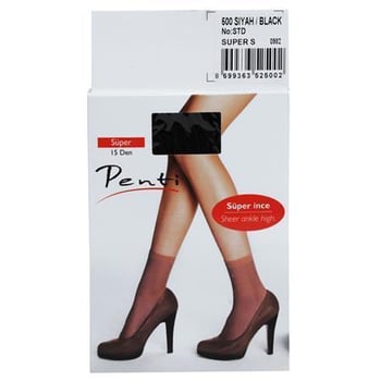 Penti Soket Süper 15 Den Bilek Çorap Siyah