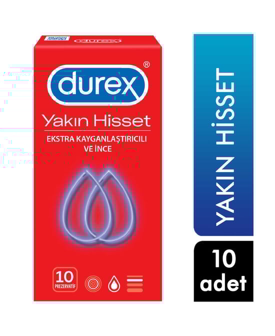 Durex Prezervatif 10'lu Yakın Hisset