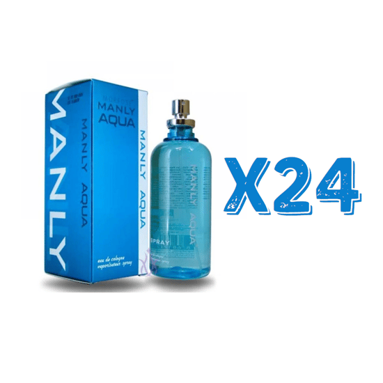 Manly Aqua Edc 125 Ml Erkek Parfüm 24 Adet