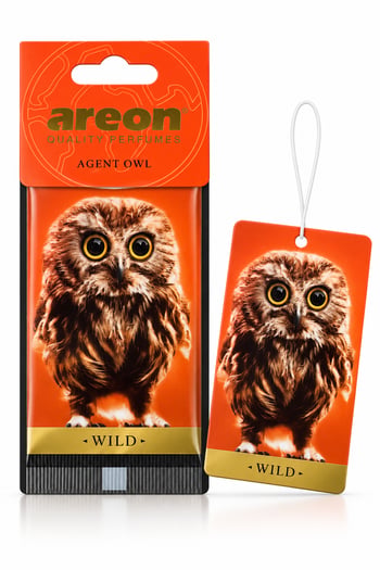 Areon Agent Owl Wild Oto Kokusu – Asma Araç Parfümü Ferah ve Hoş Koku