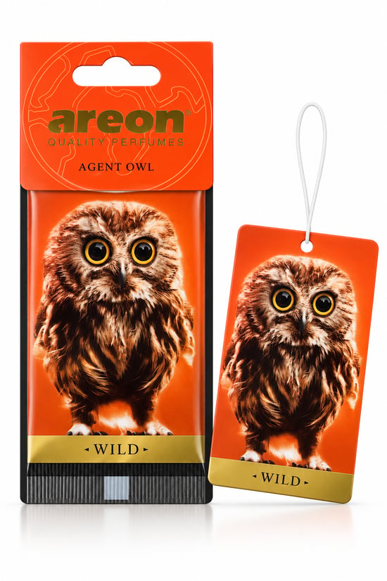 Areon Agent Owl Wild Oto Kokusu – Asma Araç Parfümü Ferah ve Hoş Koku