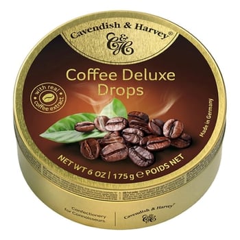 Cavendish & Harvey Coffee Deluxe Drops (Kahveli) 175gr
