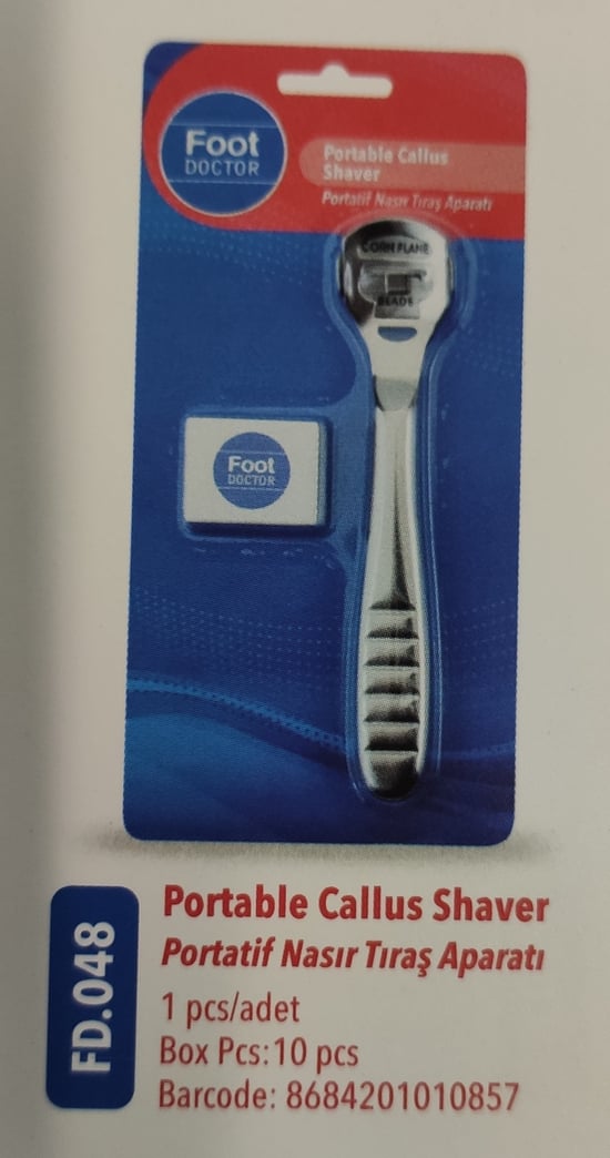 Foot Doctor Portatif Nasır Tıraş Aparatı 0048