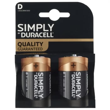 Duracell Sımply D Pil 2 Li