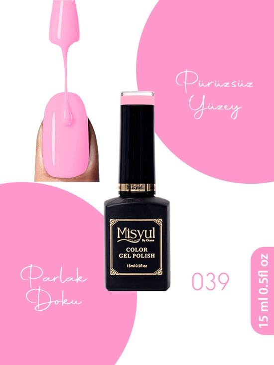 Misyul Uv Led Kalıcı Oje Nail Art 15 Ml 039