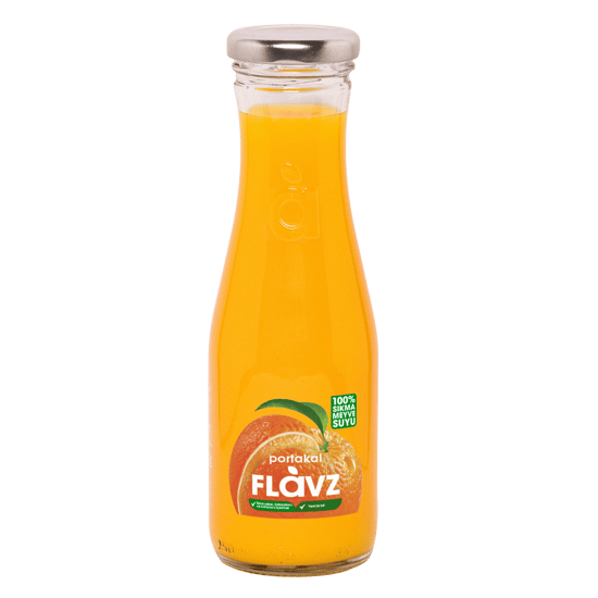 Flavz Sıkma Portakal Suyu 250 Ml