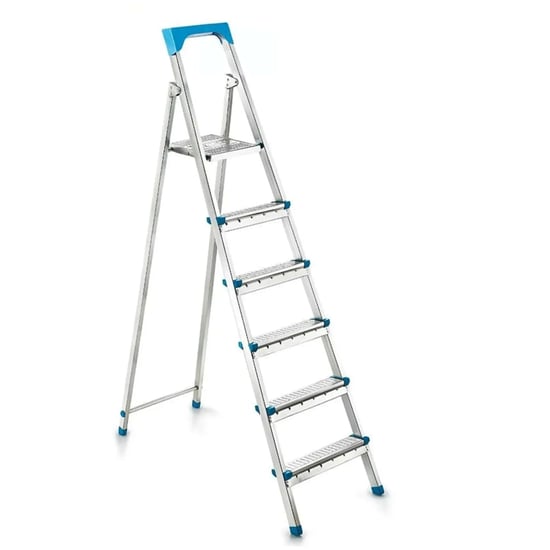 Perilla-11005 ( 5+1) Basamaklı Metal Merdiven ( Y: 125cm & 120kg.taşıma Kapasitesi )