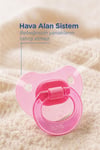 Wee Baby Akide Damaklı Silikon Emzik 0-6 Ay Pembe