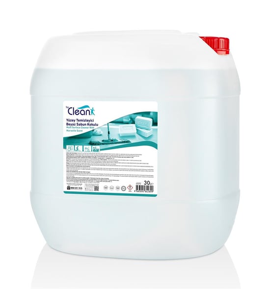 Rulopak By Clean Yüzey Temizleyici Beyaz Sabun Kokulu 30 Kg