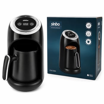 Sinbo Scm-2990 ( 2in1 ) Elektrikli Türk Kahve Makinesi ( 4 Fincan ) ( Sesli Uyarı & Taşma Önleyici Sistem )