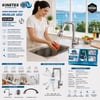 Kinetex Ktx-3309 ( Krom & 1080° ) Çok Fonksiyonlu Musluk Batarya
