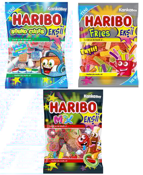 Haribo Ekşi Karma Koli 70 GR X 36'lı