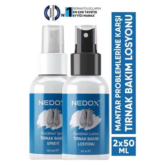 Nedox Tırnak Bakım Spreyi ve Losyonu 50ml+50ml