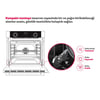 Simfer 8269 0+8 Fonksiyon 73 Lt Mekanik Gri Turbo Özellikli 3 Camlı Ankastre Fırın