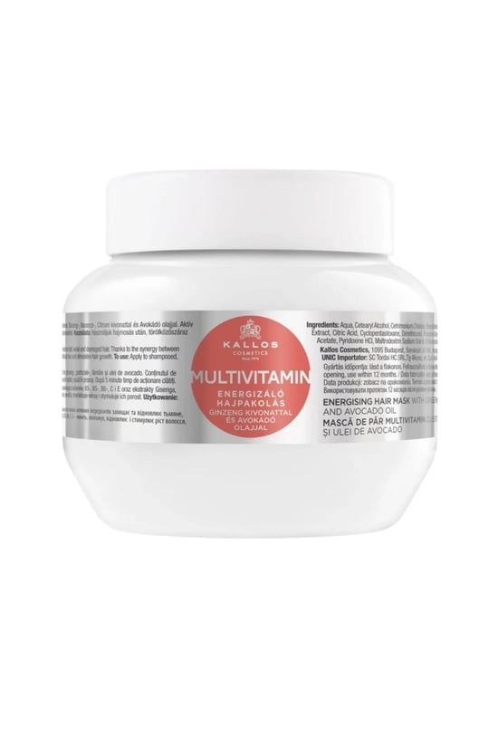 Kallos Cosmetics Multivitamin Enerji Verici Saç Bakım Maskesi 275ml