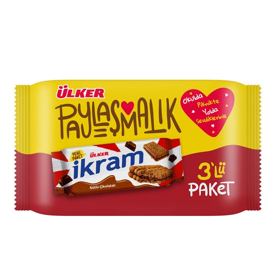Ülker İkram Çikolatalı 3 X 84 Gr Mp