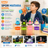 Yakut-14005 ( Renkli & Tutmalı ) ( Plastik & Pipetli ) Spor Matara ( Suluk ) ( 800ml )