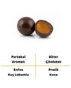 Lokumani Bitter Çikolata Kaplı Portakal Aromalı Lokum Draje 150 Gr