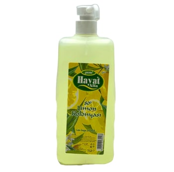 Hayat ( Pompalı Sprey ) ( 1lt ) ( Limon ) Kolonya