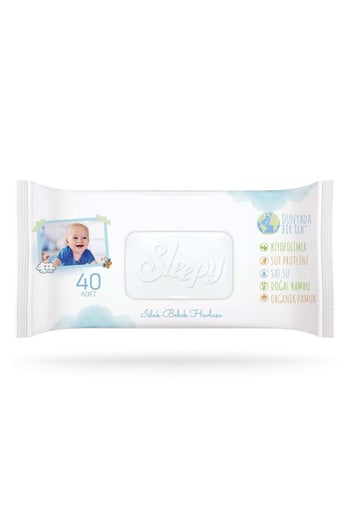Islak Mendil Sleepy 40'lı Bio Natural