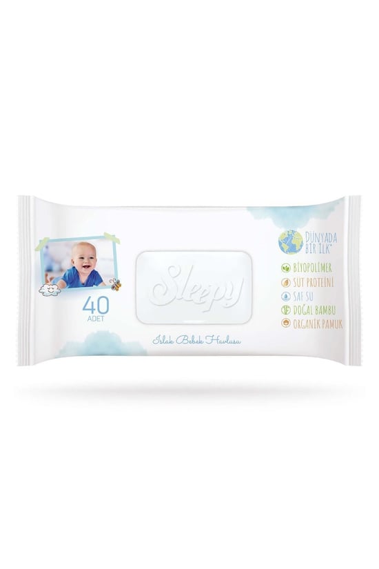 Islak Mendil Sleepy 40'lı Bio Natural