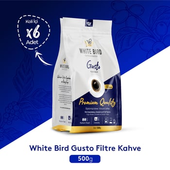 White Bird Gusto Filtre Kahve 500 gr – 6'lI Koli