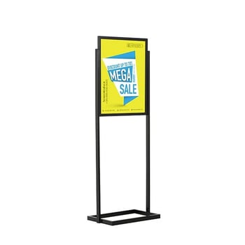 Eko Poster Pano Tek Katlı B2 50x70cm Siyah