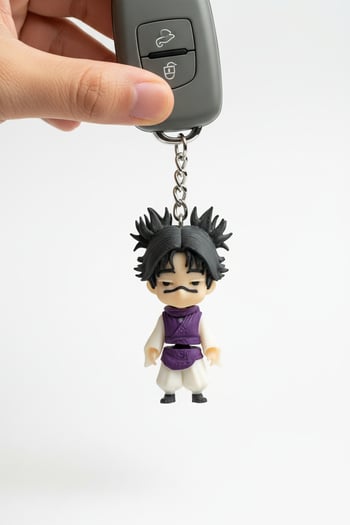 Choso Figürlü Hareketli Anahtarlık