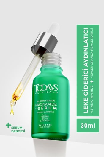 Todays Clinicals %5 Niacinamide + Aydınlatıcı Serum + Centella Asiatica + Zinc Pca