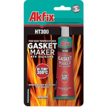 Akfix Ht-300 Sa-215 Gasket Maker Kırmızı Sıvı Conta Yüksek Isıya Dayanıklı 50ml