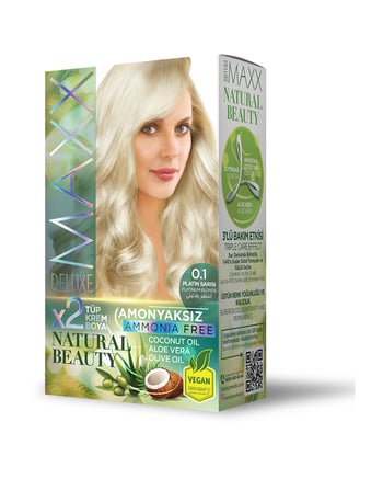Maxx Deluxe Natural Beauty Amonyaksız Set Boya 0.1 Platin Sarısı