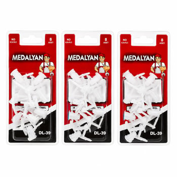 Medalyan Dl-89 ( 8pcs ) ( No-8.5x16.5 ) ( Kanatlı ) Alçıpan Dübeli