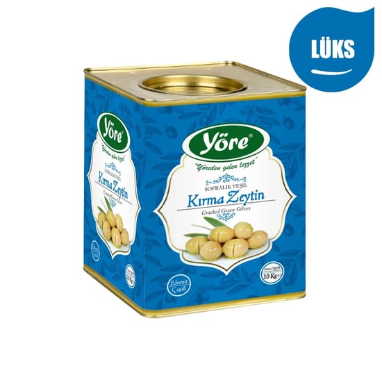 Yöre Ayvalık Kırma Lüks Yeşil Zeytin 10 kg