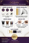Ocean 0.05c Natural Kıvrım 14 Mm Soft Eyelash Doğal İpek Kirpik 16'lı