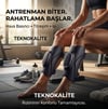 Teknokalite Şarjlı Baldır Masaj Aleti – Hava Basıncı, Titreşim ve Isı