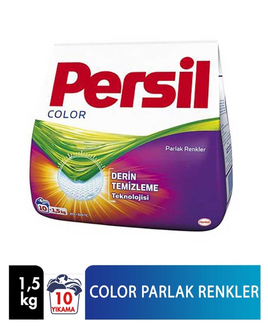 Persil Toz Çamaşır Deterjanı 1,5 kg 10 Yıkama Parlak Renkler