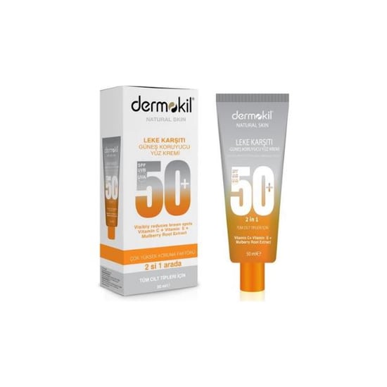 Dermokil Leke Karşıtı Güneş Koruyucu Yüz Kremi 2 Si 1 Arada 50+ Spf 50 Ml