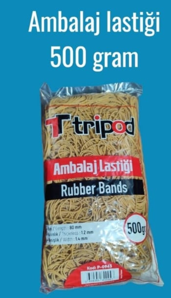 Hagiki 500 Gram Ambalaj Lastiği Para Lastik