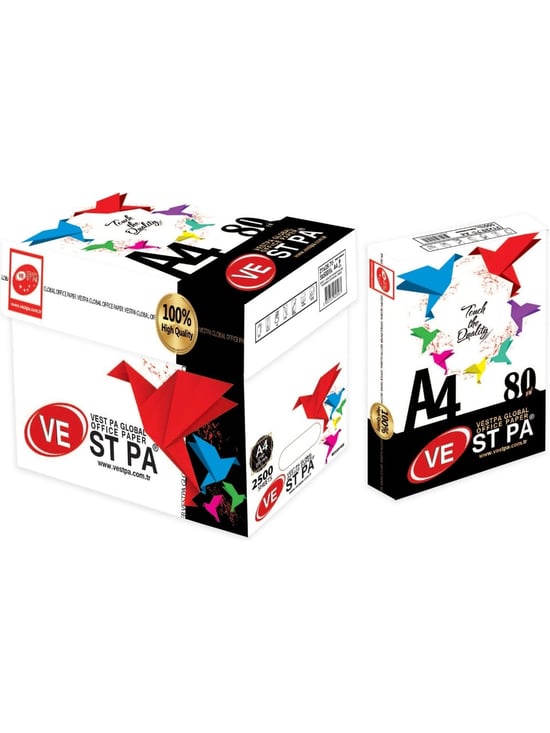 Vestpa A4 Fotokopi Kağıdı 80 G 500'lü Paket