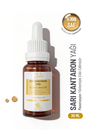 Tala Sarı Kantaron Yağı Soğuk Sıkım 20 Ml