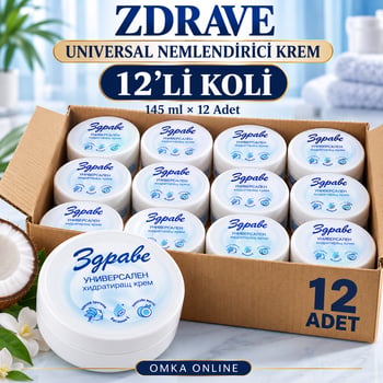 Zdrave Universal Nemlendirici Krem 145 Ml | Tüm Aile için Günlük Cilt Bakım Kremi