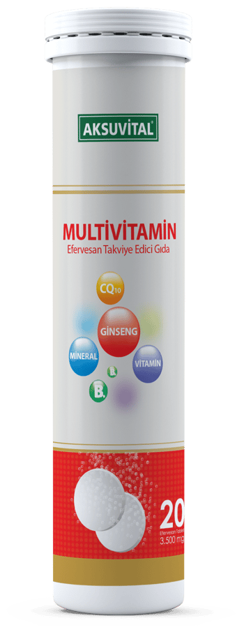 Aksuvital Multivitamin Efervesan 20 Tablet