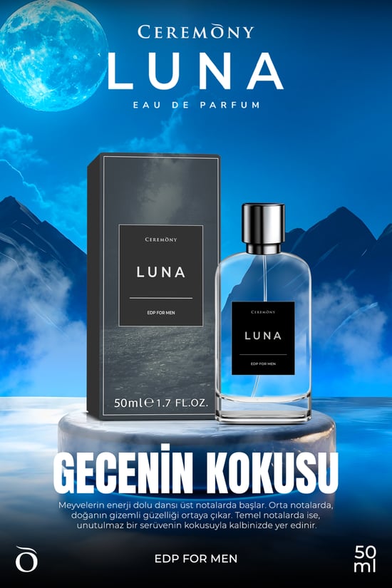 Ceremony Luna 50 Ml Edp Erkek Parfüm