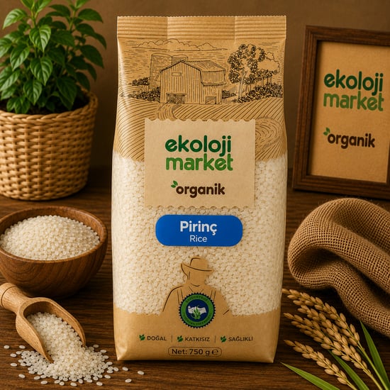 Organik Pilavlık Pirinç 750 Gr.