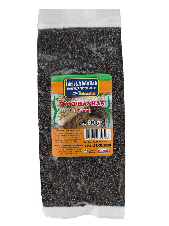 Mutlu Baharat Mavi Haşhaş 80 Gr
