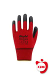 Beybi Pn3 Zebra Kırmızı Polyester Örme Nitril İş Eldiveni 10 Beden
