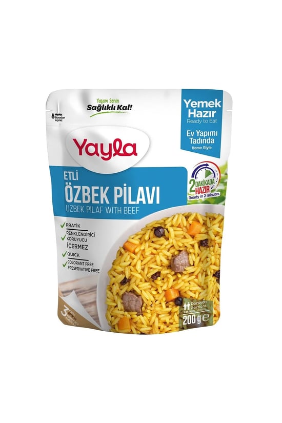 Yayla 200gr Etli Özbek Pilavı