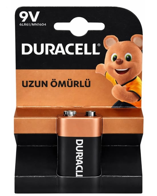 Duracell Pil Basic 9 Volt Tekli