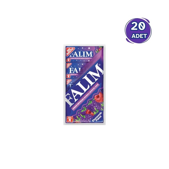 Falım 5'li Orman Meyveleri Aromalı Sakız 35 Gr - 20 Adet